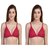 Zourt Poly Cotton B Cup Front Open Bra Set of 2 Rani-Rani