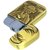 Gold Aluminium Cigarette Lighter ( Pack of 1 ) - 140