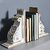 Onlinecrafts Wooden Book End (White, Pack Of 1)