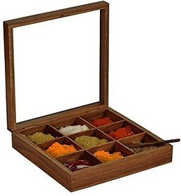 Onlinecrafts Spice Set Wooden (1 Piece)