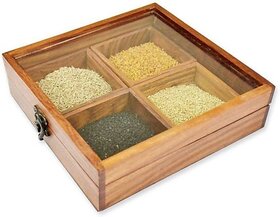 Onlinecrafts Spice Set Wooden (1 Piece)