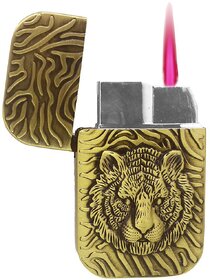Gold Aluminium Cigarette Lighter ( Pack of 1 ) - 141
