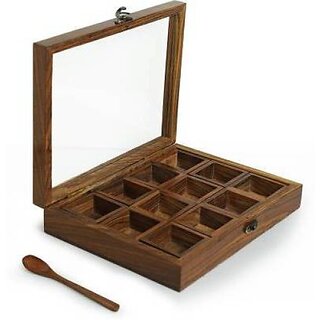 Onlinecraft Spice Set Wooden (1 Piece)