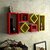 Wooden Wall Shelf Wooden Wall Shelf (Number Of Shelves - 6, Yellow, Red)