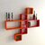Wooden Wall Shelf Wooden Wall Shelf (Number Of Shelves - 6, Orange, Red)