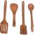 Onlinecraft Ch2806 Kitchen Tool Set (Brown, Cooking Spoon, Spatula, Ladle)