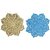 Onlinecrafts Wall Panel Pack Of 2 (Brown, Blue)