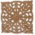 Onlinecrafts Wooden Wall Panel (24 Inch X 24 Inch, Brown)