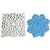 Onlinecrafts Wooden Wall Art Pack Of 2 (24 Inch X 24 Inch, White, Blue)