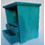 Onlinecraft Solid Wood Bedside Table (Finish Color - Blue, Diy(Do-It-Yourself))