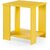 Onlinecraft Engineered Wood Bedside Table (Finish Color - Yellow, Pre-Assembled)