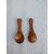 Wooden mini spoon condiments /salt /sugar /tea /coffee and disposable mini spoon set of 10