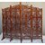 Onlinecraft Solid Wood Decorative Screen Partition (Free Standing, Finish Color - Brown, 4, Diy(Do-It-Yourself))