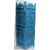 Onlinecraft Solid Wood Decorative Screen Partition (Free Standing, Finish Color - Blue, 4, Diy(Do-It-Yourself))