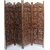 Onlinecraft Solid Wood Decorative Screen Partition (Free Standing, Finish Color - Brown, 4, Diy(Do-It-Yourself))