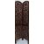 Onlinecraft Solid Wood Decorative Screen Partition (Free Standing, Finish Color - Borwn, 3, Diy(Do-It-Yourself))