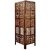 Onlinecraft Solid Wood Decorative Screen Partition (Free Standing, Finish Color - Brown, 4, Diy(Do-It-Yourself))