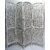 Onlinecraft Solid Wood Decorative Screen Partition (Free Standing, Finish Color - White, 4, Diy(Do-It-Yourself))