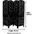 Onlinecraft Solid Wood Decorative Screen Partition (Free Standing, Finish Color - Brown, 4, Diy(Do-It-Yourself))