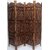 Onlinecraft Solid Wood Decorative Screen Partition (Free Standing, Finish Color - Brown, 4, Diy(Do-It-Yourself))