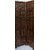 Onlinecraft Solid Wood Decorative Screen Partition (Free Standing, Finish Color - Borwn, 3, Diy(Do-It-Yourself))