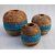 Onlinecraft Wooden Corner Table Decor Wooden Vase (6 Inch, Blue)