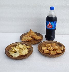 Onlinecraft H7208 Dinner Plate (Pack Of 2, Microwave Safe)