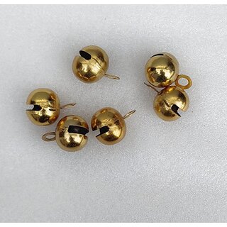 Onlinecraft Ch6303 Cow Bell Iron Decorative Bell (Gold, Pack Of 1)