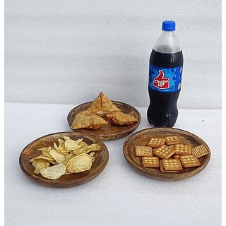 Onlinecraft H7208 Dinner Plate (Pack Of 2, Microwave Safe)