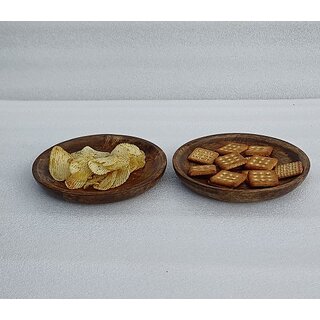 Onlinecraft Ch7206 Dinner Plate (Pack Of 2, Microwave Safe)