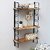 Wooden Wall Shelf (Number Of Shelves - 3, Black, Brown)