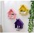 Wooden Wall Shelf (Number Of Shelves - 1, Blue, Purple, Pink)