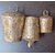 Onlinecraft Gold Cow Bell 3 Piece Pack Of 3 Iron Cow Bell (Gold, Pack Of 1)