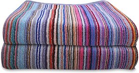 Ambra Linens Terry Cotton 500 GSM Beach, Bath Towel Set (Pack of 2)']
