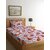 Ambra Linens 140 TC Cotton Single Cartoon Flat Bedsheet (Pack of 1, Brown)