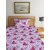 Ambra Linens 140 TC Cotton Single Cartoon Flat Bedsheet (Pack of 1, Princess Pink)