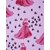 Ambra Linens 140 TC Cotton Single Cartoon Flat Bedsheet (Pack of 1, Princess Pink)