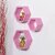 Onlinecracts Wooden Wall Decor Wooden Wall Shelf (Number Of Shelves - 3, Pink)
