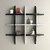 Onlinecrafts Wooden Wall Shelf Wooden Wall Shelf (Number Of Shelves - 12, White, Black)
