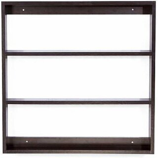 Onlinecraft Ch2895 Wooden Kitchen Brown Wooden Wall Shelf (Number Of Shelves - 3, Brown)