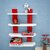 Onlinecraft Wooden Wall Rack Shelf Wooden Wall Shelf (Number Of Shelves - 4, Red, White, Multicolor)
