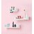 Onlinecrafts Wooden Wall Shelf Wooden Wall Shelf (Number Of Shelves - 3, White)