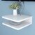 Onlinecrafts Wooden Set Top Box Wooden Wall Shelf (Number Of Shelves - 1, White)