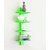Onlinecraft Wooden Wall Stand Wooden Wall Shelf (Number Of Shelves - 4, Green)