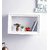 Onlinecrafts Wooden Wall Shelf ( Wood , Iron 4 Shelf ) Wooden Wall Shelf (Number Of Shelves - 1, White)