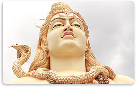 EVERCAREGIFTS Lord Shiva Fridge Magnet Home Decor Kitchen Decoration Return Gifts for Shiva Devotees God Shiv Fridge Mag