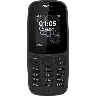 (Refurbished) Nokia 105, Black DS (2017) - Superb Condition, Like New