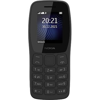 (Refurbished) Nokia 105-SS (Black) - Superb Condition, Like New
