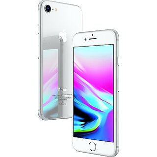 (Refurbished) Apple iPhone 8 (64 GB Storage, Silver) - Superb Condition, Like New
