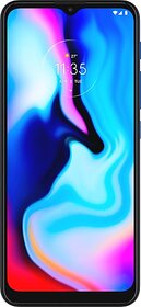 (Refurbished) Motorola Moto E7 Plus (4 GB RAM, 64 GB Storage, Blue) - Superb Condition, Like New